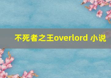 不死者之王overlord 小说